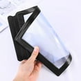 thumbnail image 3 of 1Pcs 3X Magnifier,Page Magnifying Sheet,Lightweight Optical Plastic Lens Bookmark Flat Magnifier for The Elderly and People with Low Vision Reading Small Prints, Maps and Books(Black), 3 of 9