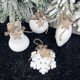 thumbnail image 5 of 1/2 piezas de copos de nieve blancos, campanas colgantes de Navidad, adornos colgantes para árbol de Navidad, bolas para el hogar, decoración de fiestas de Año Nuevo, regalos, 5 of 5