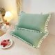 thumbnail image 5 of Yunuuuoa French Ruffle Pillowcase Set Soft Brushed Polyester Envelope Closure Bedroom Decor Home Textiles Breathable Washable Wrinkle Resistant, 5 of 6