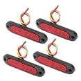 thumbnail image 4 of Luz reflectora para coche, 4 Uds., 27LED, 1200LM, IP67, impermeable, Universal, para RV, yate, furgoneta, camión, color rojo, 4 of 14