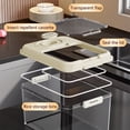 thumbnail image 4 of 22lb Clear Airtight Pet Food Container – Double-Sealed Grain Storage Bin with Measuring Cup Included, 4 of 6