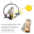 thumbnail image 5 of Luz De Noche De Búho Con Energía Solar, Luz Colgante De Jardín Con Forma De Animal De Resina Única, Luz De Paisaje Al Aire Libre Para Patio, Patio, Camino seitruly HA024555-01, 5 of 5