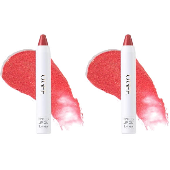 Aceite para labios Ogee Tinted Sculpted Linnea con ácido hialurónico (x2)