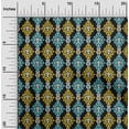 thumbnail image 1 of oneOone Georgette Viscose Fabric Swirl Ikat Printed Craft Fabric BTY 42 Inch Wide, 1 of 4