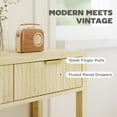 thumbnail image 6 of HOMCOM 35" Modern Console Table with Drawers, Narrow Entryway Table Natural, 6 of 8