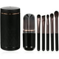 thumbnail image 1 of 1 Set Professional Cosmetic Brushes Artificial Fiber Makeup Brushes with Mirror, 1 of 8