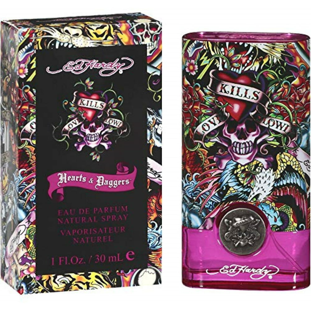 Ed Hardy Hearts & Daggers for Women Eau de Parfum, 1 fl oz - Walmart ...