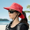 thumbnail image 2 of Bucket Hats for Women Summer Womens Sun Hat Sun Hats For Women Men Outdoor Camping Hiking Sports Adjustable Breathable Lightweight Wide Brim Summer Hat, 2 of 5