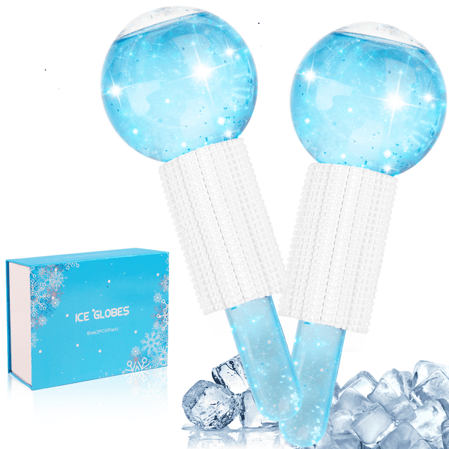 Graflsoa Customized 22-Piece Set: Blue Facial Ice Globes for Skin Rejuvenation and Relaxation
