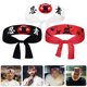 thumbnail image 2 of WORGEOUS 6 diademas japonesas de karate para hombres, diadema de karate de chef, diadema de cocina japonesa, decoraciones para fiestas de sushi, diadema de entrenamiento de karate, 2 of 9