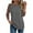 Gray, variant on Women Fall Clothes Trendy Tops Trendy Dressy Casual White 3/4 Sleeve Shirts Plus Cropped Sweatshirt Red