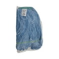 thumbnail image 2 of Boardwalk BWK502BLNBCT Super Loop Cotton/Synthetic Fiber Wet Mop Head with 1 in. Headband - Blue (12/Carton), 2 of 9