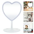 thumbnail image 3 of LED Lighting Makeup Mirror Heart LED Light Mirror Student Tabletop Cosmetic Mirror, 3 of 8