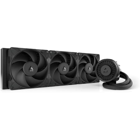 Arctic ACFRE00181A Liquid Freezer III Pro 420 AIO CPU Fans 3 x 140mm Water Cooling, AMD AM5/AM4, Intel LGA1851/1770 - Black