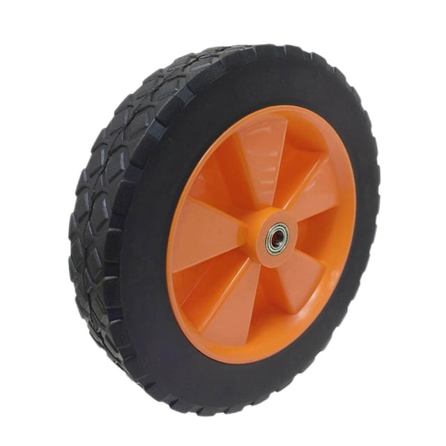 VONKY Roue de Remplacement pour Chariot Pliable de 7 Pouces à Double Roulement en Caoutchouc pour Chariot à Main