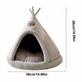 thumbnail image 3 of Puntoco Liquidación De Adornos Decorativos Navideños Casa Para Perros Navideña Casa Para Perros Tienda De Campaña Casa Cerrada Casa Para Perros Alfombra Para Mascotas, 3 of 8