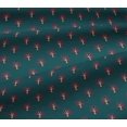 thumbnail image 5 of oneOone Viscose Jersey Fabric Floral & Flying Swan Block Printed Fabric 1 Yard 60 Inch Wide, 5 of 5