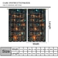 thumbnail image 3 of Bookshelf Curtains, Vintage Library with Books Window Treatments for Kids Bedroom, Library in Forest Bookcase Drapes 2 Panel Sets,42x84 Inch Blackout, 3 of 6
