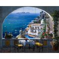 thumbnail image 1 of Tile Mural Kitchen Backsplash - Amalfi Window - by Sam Park/Soho Editions, 1 of 1
