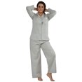 thumbnail image 2 of Up2date Fashion's Women's 100% Cotton Pajamas in Solid Colors, 2 of 3