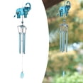thumbnail image 1 of Outdoor Wind Chimes, Lovely Beautiful Sound Outdoor Elephant Wind Chimes Handmade  For Balcony, 1 of 8