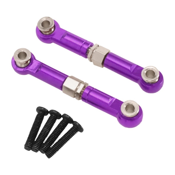 2 piezas de varillaje de dirección de repuesto para RC 1/14 para modelo de camión 14211 Violeta