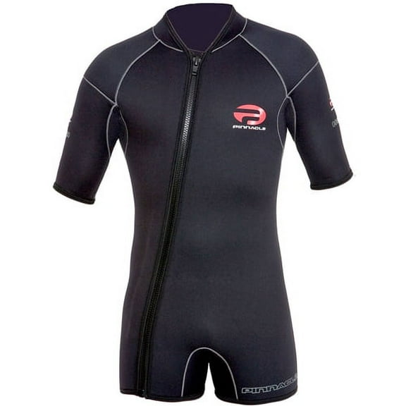 Pinnacle 5mm Mens Escape Hoodless Front Zip Shorty Wetsuit