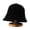 Black, variant on Naierhg Women Autumn Winter Bucket Hat Solid Color Super Soft Windproof Female Thicken Winter Warm Fisherman Hat for Winter Khaki