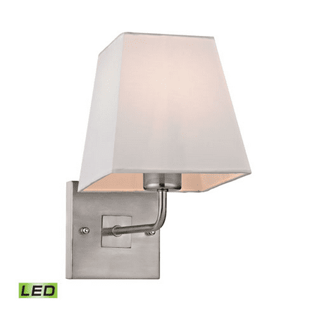 

Wall Sconces 1 Light LED With Brushed Nickel Finish 6 inch 13.5 Watts - World of Lamp