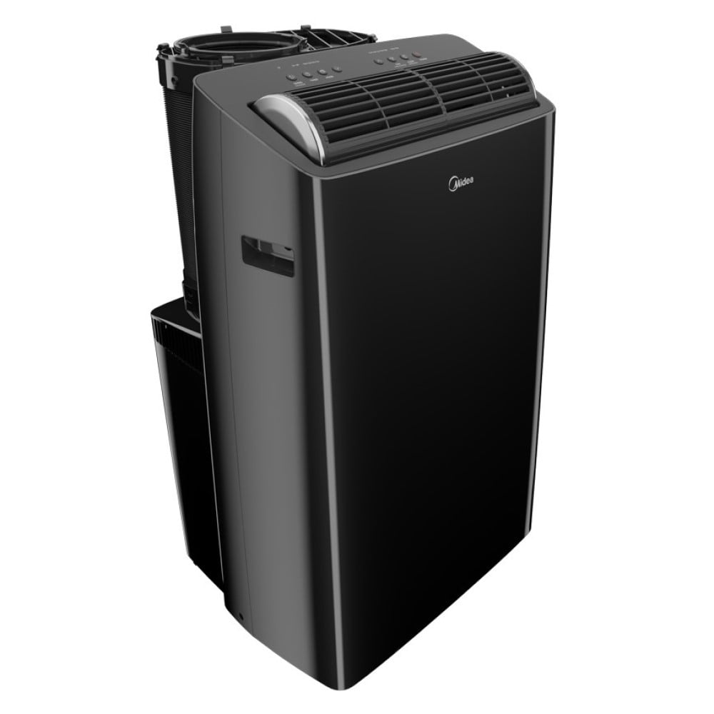 Midea Duo 12,000 BTU Portable Air Conditioner, High Efficiency Inverter, 4-In-1 Heat, Fan, Dehumidifier, Cool, Wi-Fi and Alexa, Black