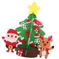 thumbnail image 2 of Árbol de Navidad de fieltro perfecl DIY 32x32cm, 2 of 8