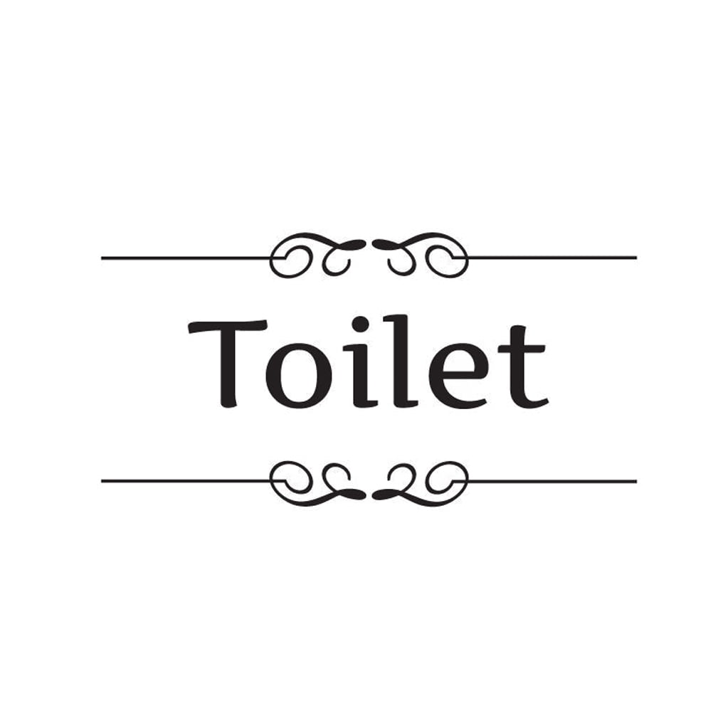 Removable Wall Stickers Bathroom Decor Toilet Door Sign Art Decals
