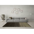 thumbnail image 3 of Ahgly Company Indoor Square Abstract Brown Contemporary Area Rugs, 8' Square, 3 of 4