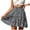 Gray Womens Mini Skirts Clearance, variant on OSFVNOXV Mini Skirts for Juniors 2025 Boho Summer A-Line Pleated Skirt Casual Elastic High Waist Tiered Ruffle Flowy Cute Mini Skort Clearance