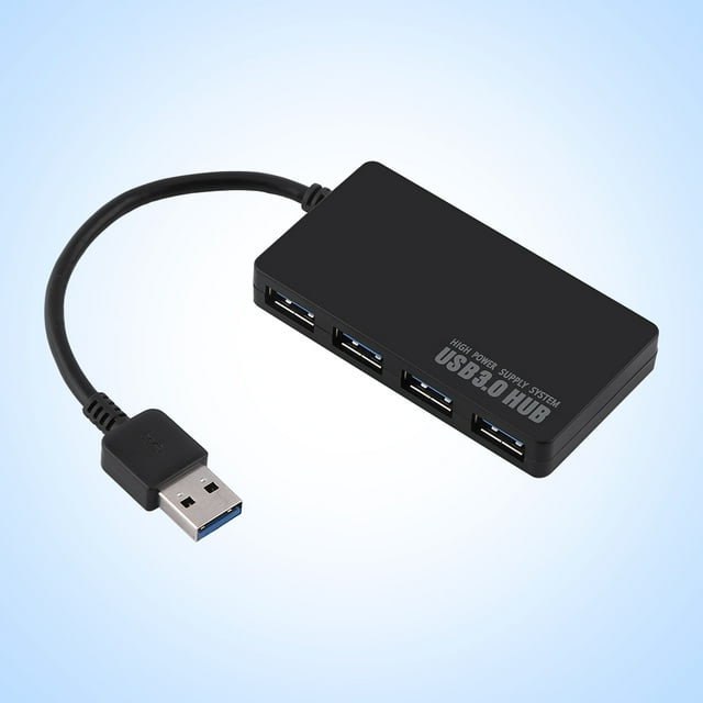 Cargador Inteligente de 4 Puertos USB 3.0 Carga Inteligente Adaptador HUB Multi-Puerto Carga Rápida Ecomeon no
