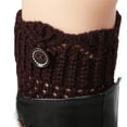 thumbnail image 5 of Women Crochet Knit Leg Warmers Knee Cuff for Winter, 5 of 5