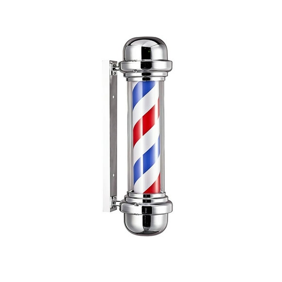 Poste Caramelo Barbería Giratorio Letmex 55 cm