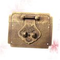 thumbnail image 4 of Retro Latch Buckle Wooden Jewelry Box Hardware Vintage Decorative Lock Catch Two Pieces, 4 of 5
