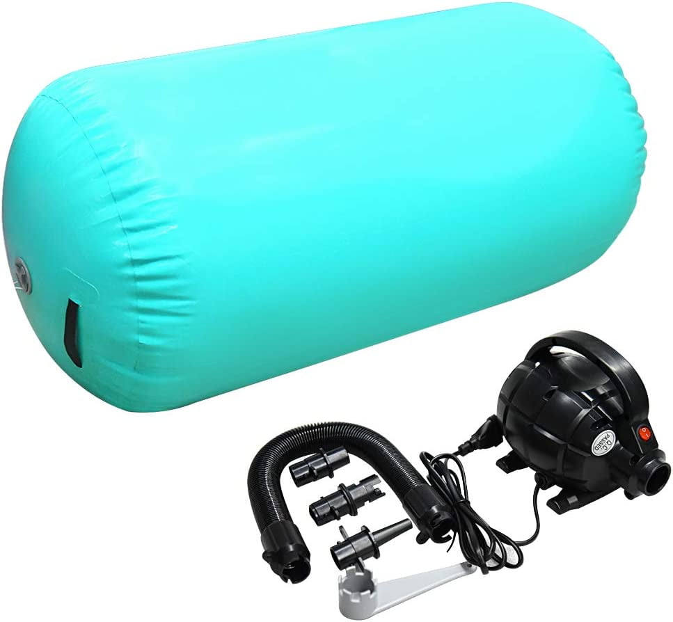 Fbsport Air Roller Mat,47x30 Infltabel Gymnastic Mat Air Spot Tumbling