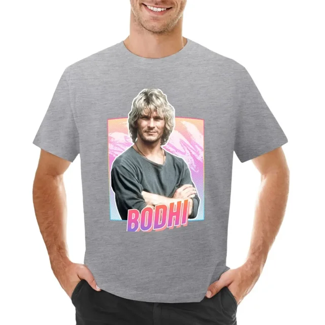 Bodhi - Camiseta con diseño de los años 80 camiseta de manga corta de gran tamaño sudaderas blancas y negras para niños hombres