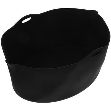 Slow Cooker Food-grade Silicone Liner 7qt Black Soup Insert Kitchen Pot Silica Gel Household