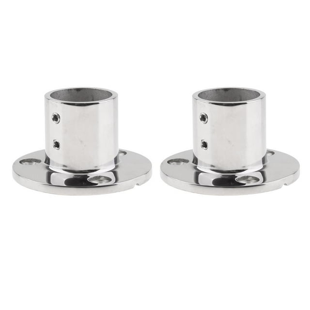 2 piezas de material acero inoxidable 316 accesorio de pasamanos de barco marino de 32 / 4 "