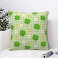 thumbnail image 4 of Pofeuu St Patrick's Day11 Print Double-sided plush pillowcase Square Throw Pillow Covers Pillows Cover for Living Room Bedroom Sofa Couch Cushion Cover（No pillow core）-16"x16", 4 of 7