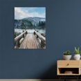 thumbnail image 2 of Mountain Lake by Studio Arts Canvas Art Print, 2 of 4