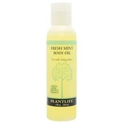 Plantlife Fresh Mint Body Oil – Invigorating, Fast-Absorbing Moisturizer with Plant-Based Oils, Made in California, 4 oz
