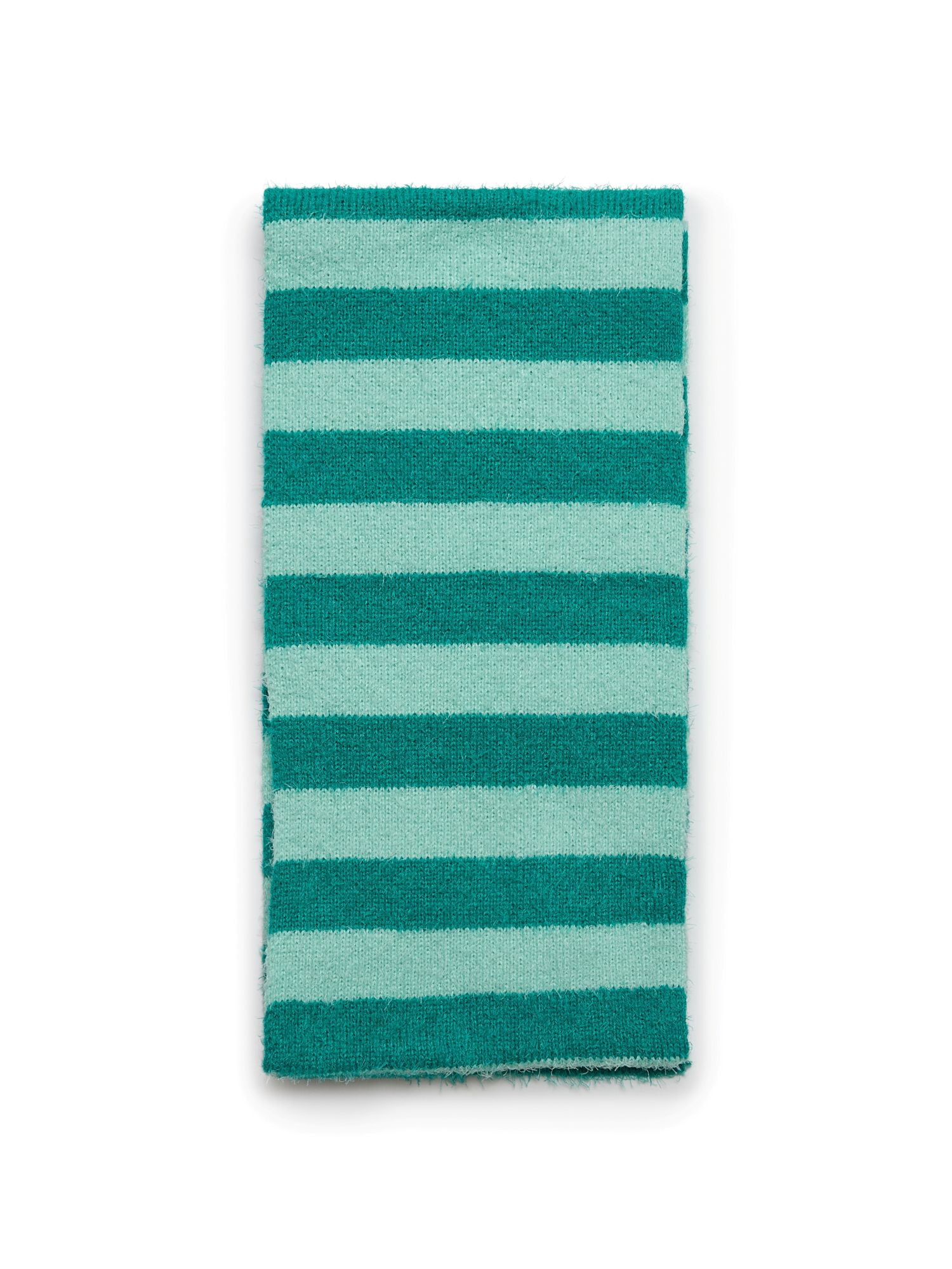 Packed Party Feeling Stripey Scarf, Green