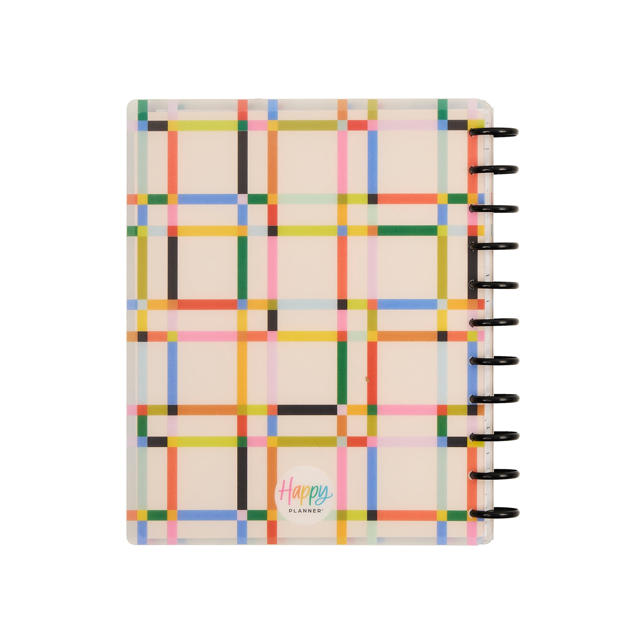 Happy Planner Monthly and Weekly Big Planner (8.5” x 11”) Mixed Brights Simply Teacher 12-Month July 2026 - June 2027, disc bound system