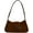 Brown, variant on Suede Purse Handbag Evening Bag for Women Crescent Satchels Shoulder Bag Crossbody Purse Top-handle Tote Party Shopping