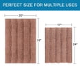thumbnail image 6 of Bathroom Rug, Soft Absorbent Bathroom Mat and Bath Mat, Premium Microfiber Shag Bath Rug Machine Washable ,Pink 17" x 24", 6 of 6