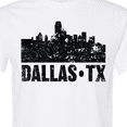 thumbnail image 4 of Inktastic Dallas Texas City Skyline with Grunge T-Shirt, 4 of 5